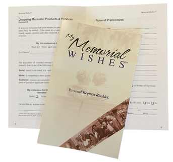 Memorial Wishes Booklet